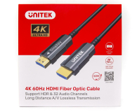 UNITEK Kabel HDMI 2.0 AOC 4K/60Hz 50m C11072BK-50M - 1172758 - zdjęcie 3